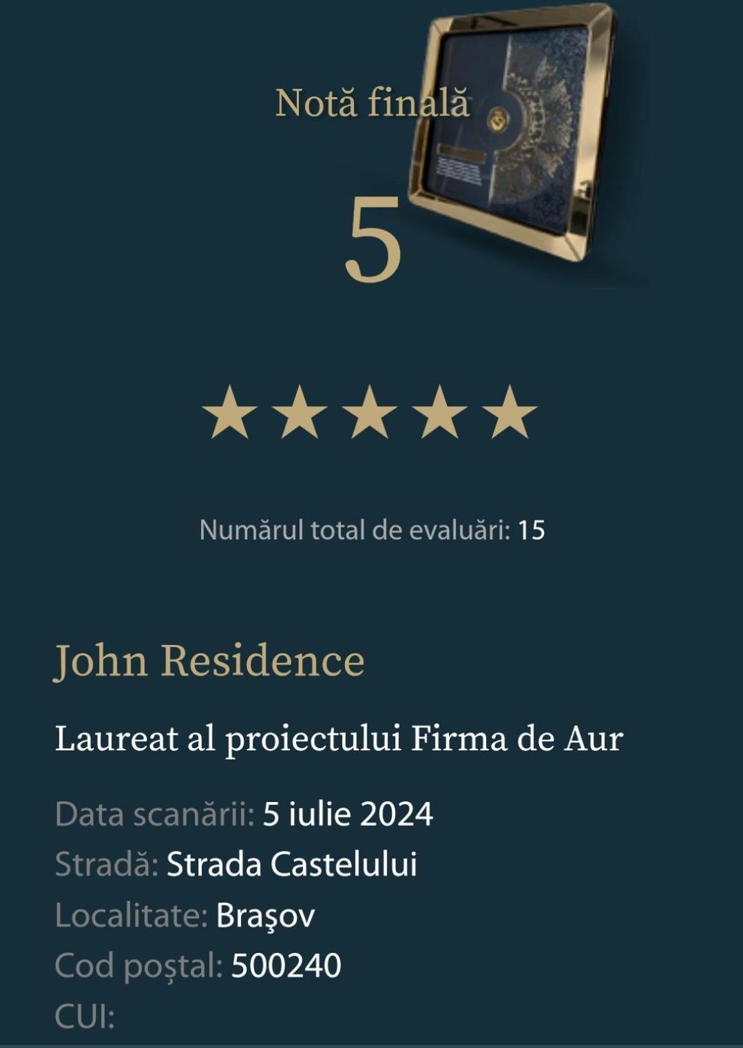 John Residence Apartment Brasov With Parking Option Luaran gambar